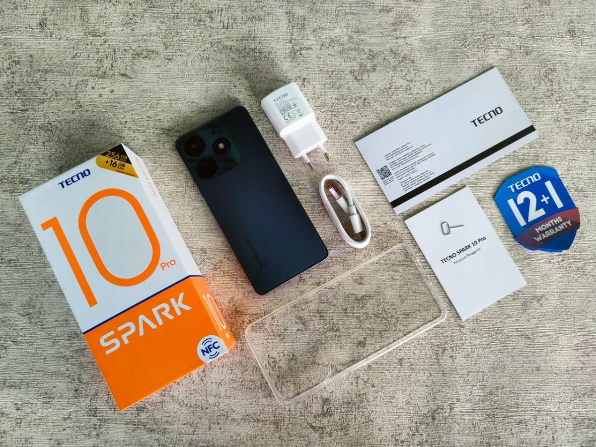 Tecno Spark 10 NFC Memiliki Desain yang Menarik