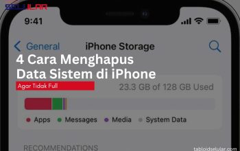 Cara Menghapus Data Sistem di iPhone