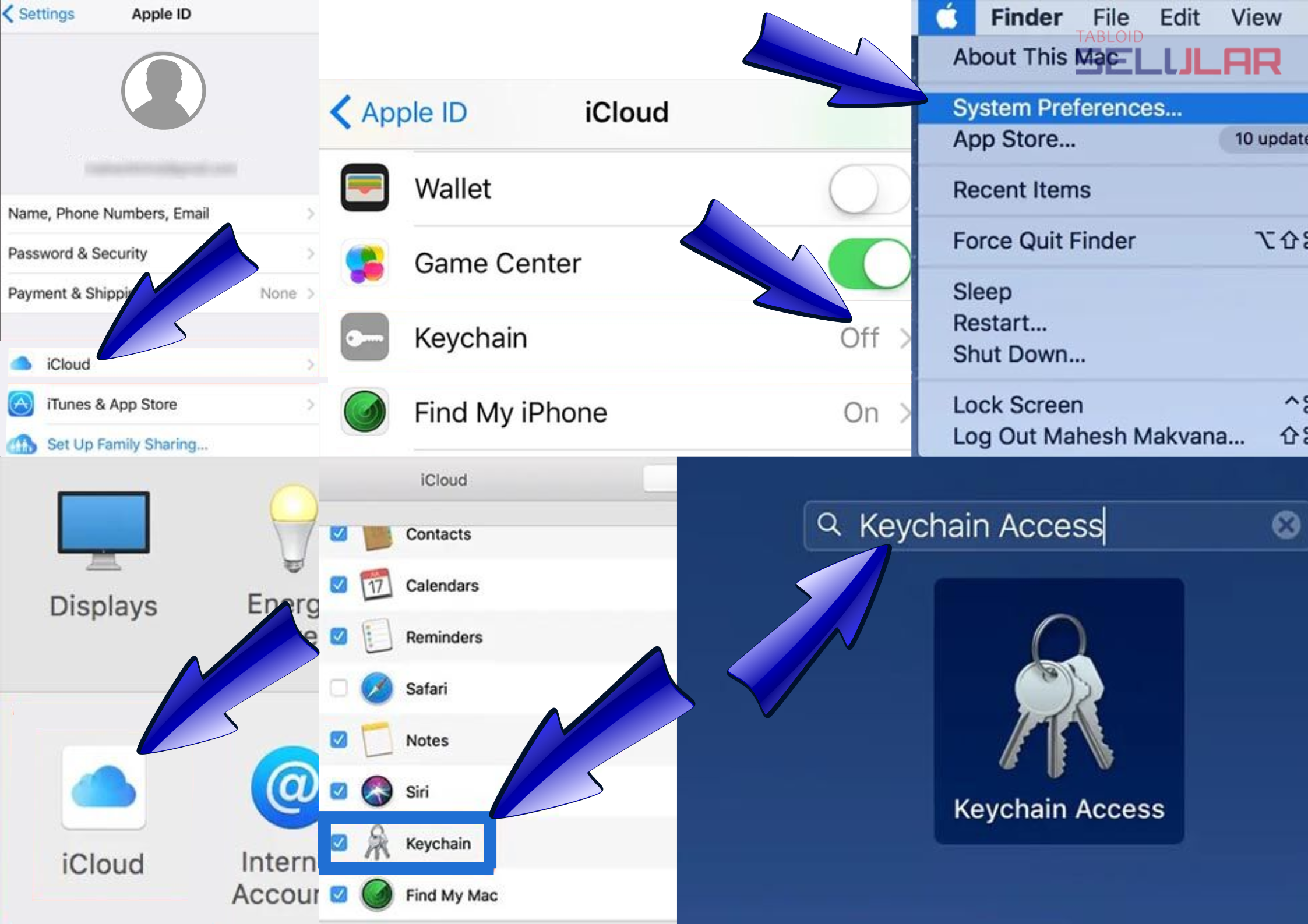 cara melihat password wifi di HP iPhone dan iPad iCloud Keychain