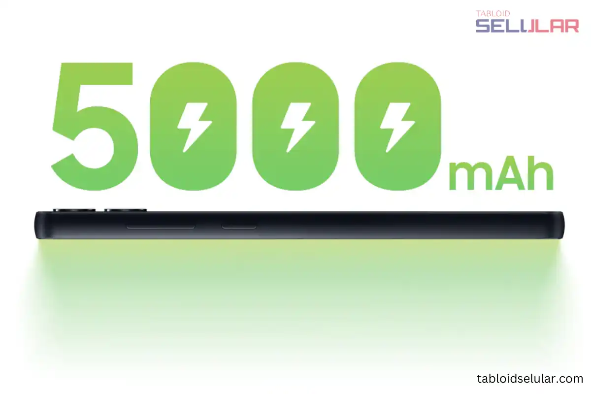 baterai 5000 mAh Samsung A05 untuk menunjang aktivitas mobile harian